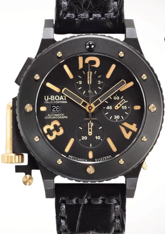 Replica U-BOAT Watch U-42 Chrono Gold Limited Edition 6473 Replica U-BOAT Watch U-42 Chrono Gold Limited Edition 6473
